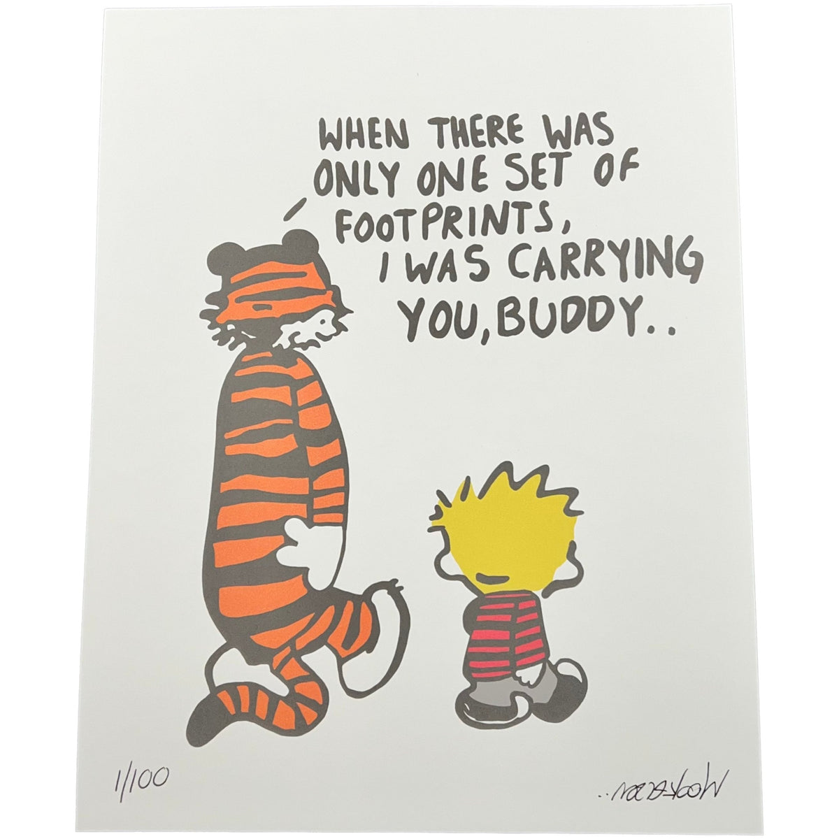 Footprints Print WookersonStudios