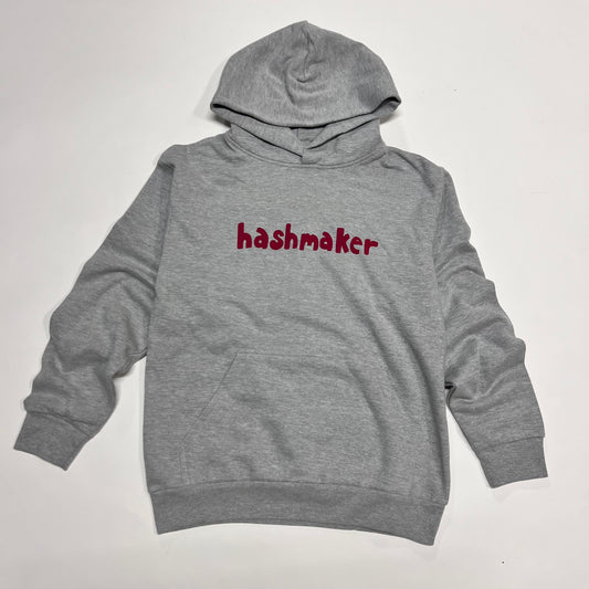 Career Path Hoodie in Heather Grey/Red
