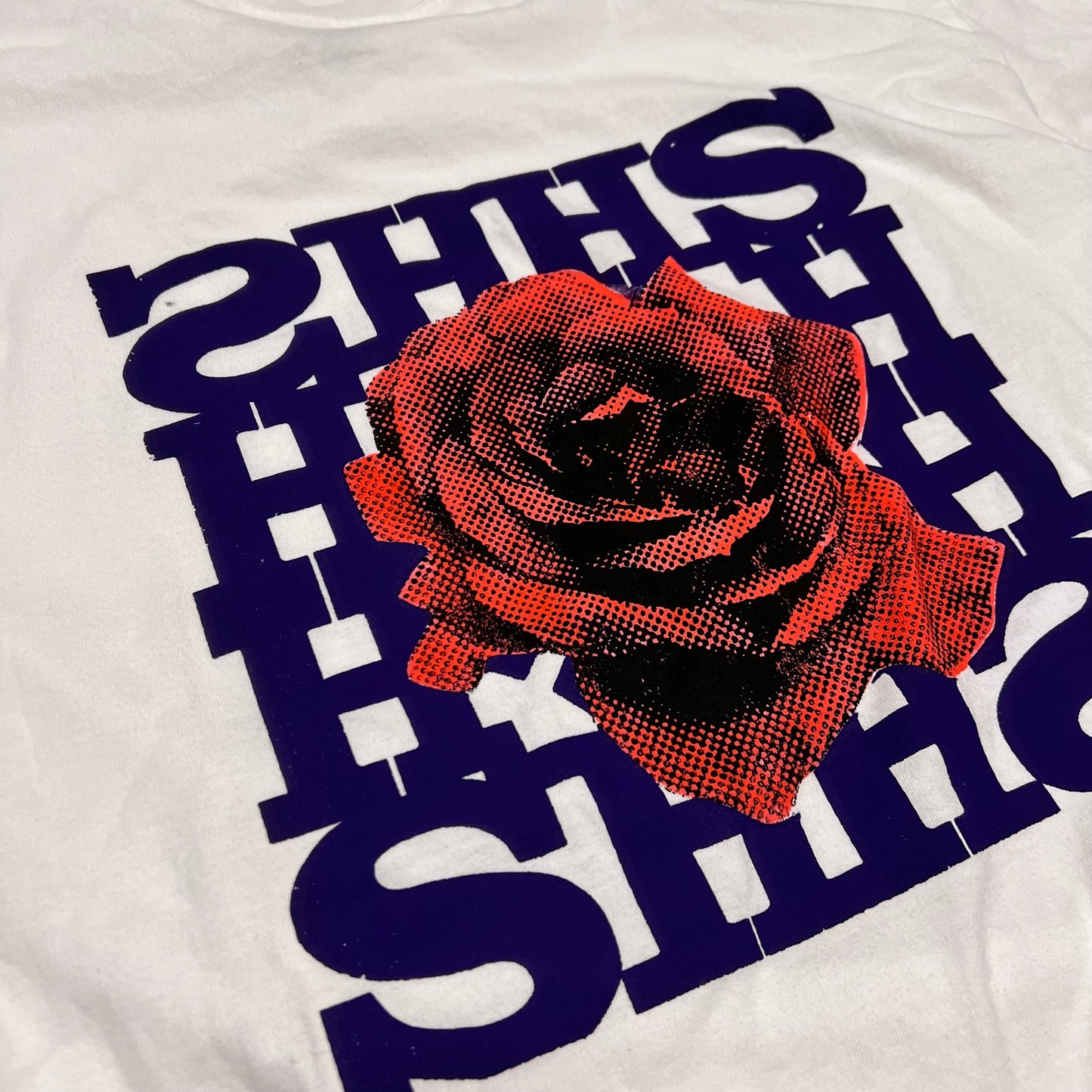 Run For The Jars Shirt in White/Violet/Scarlet