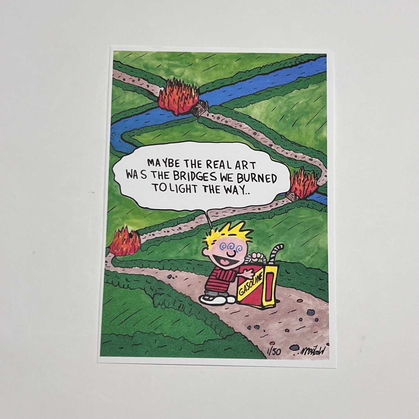 The Real Art 5x7” Limited Print