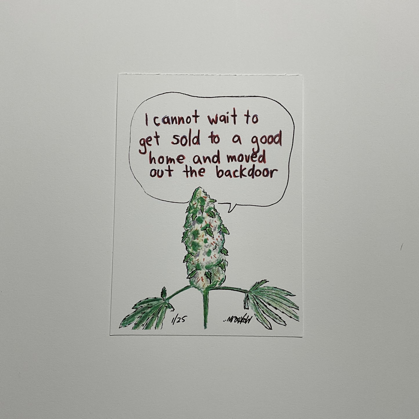 Backdoor Print 5x7”