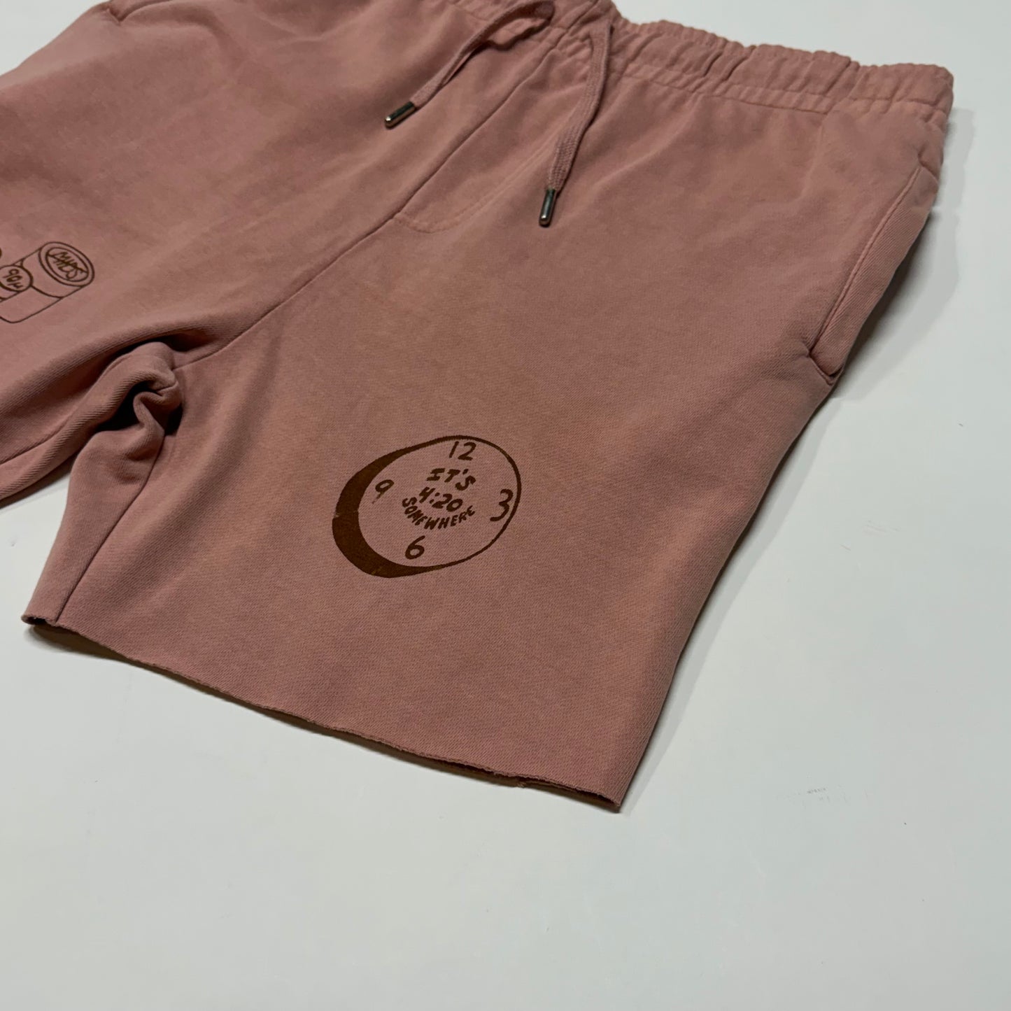Somewhere Shorts in Chocolate/Salmon