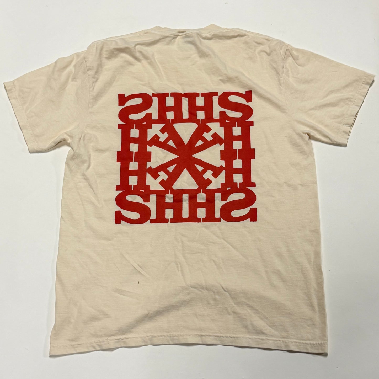 Love HashSimile Shirt in Red/Natural