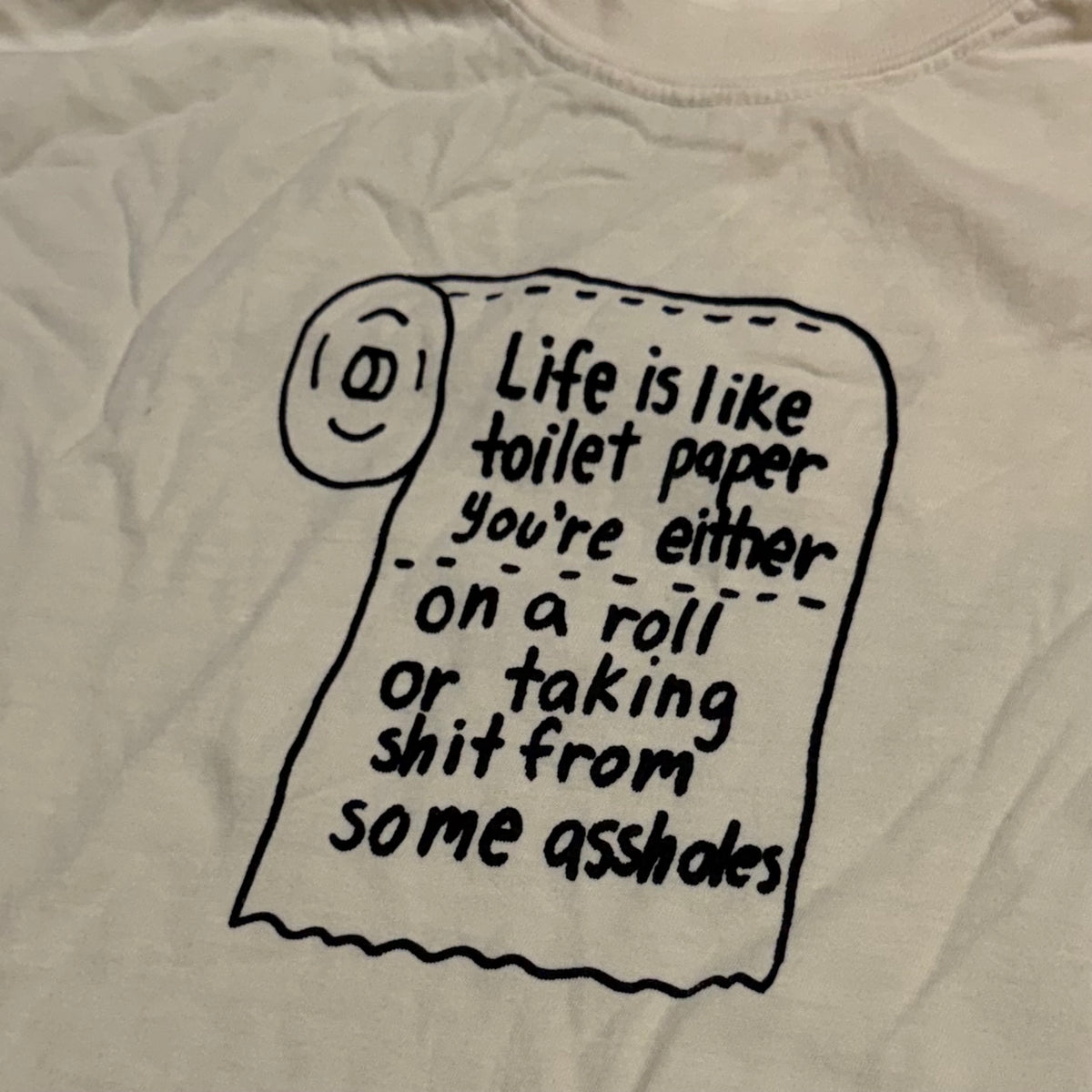 On A Roll Shirt in Black/Natural