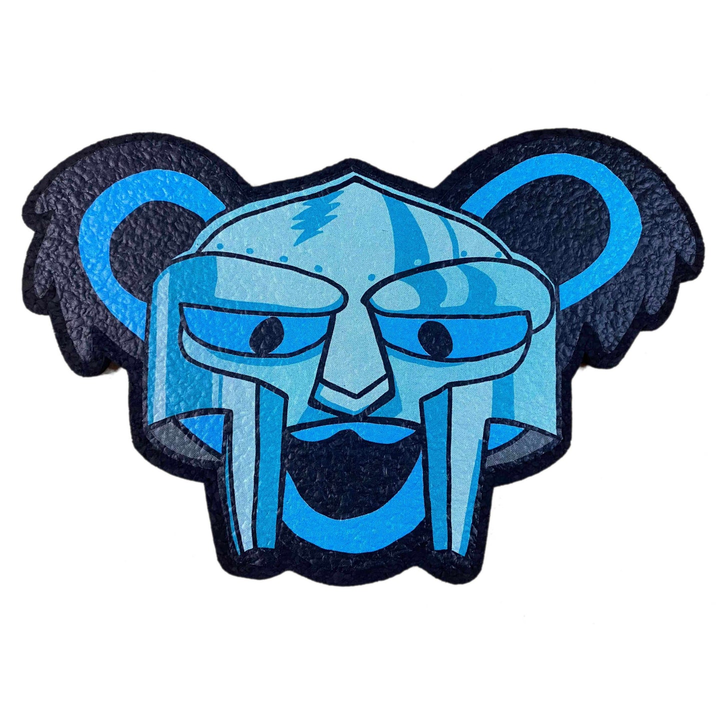 Blue Doom Bear Mat