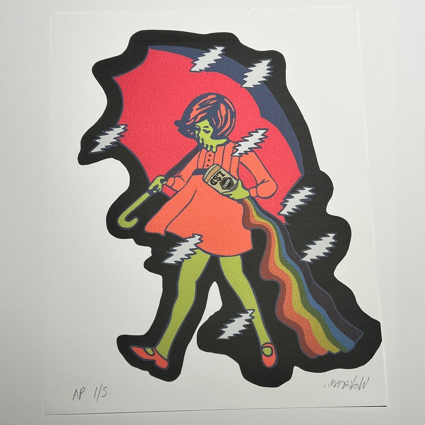 Sandoz Girl (White Background) Artist Proof