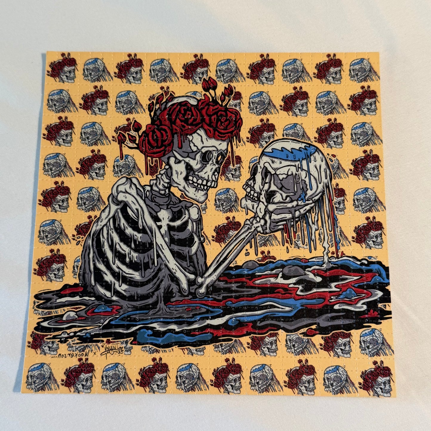 All my friends are melted blotter