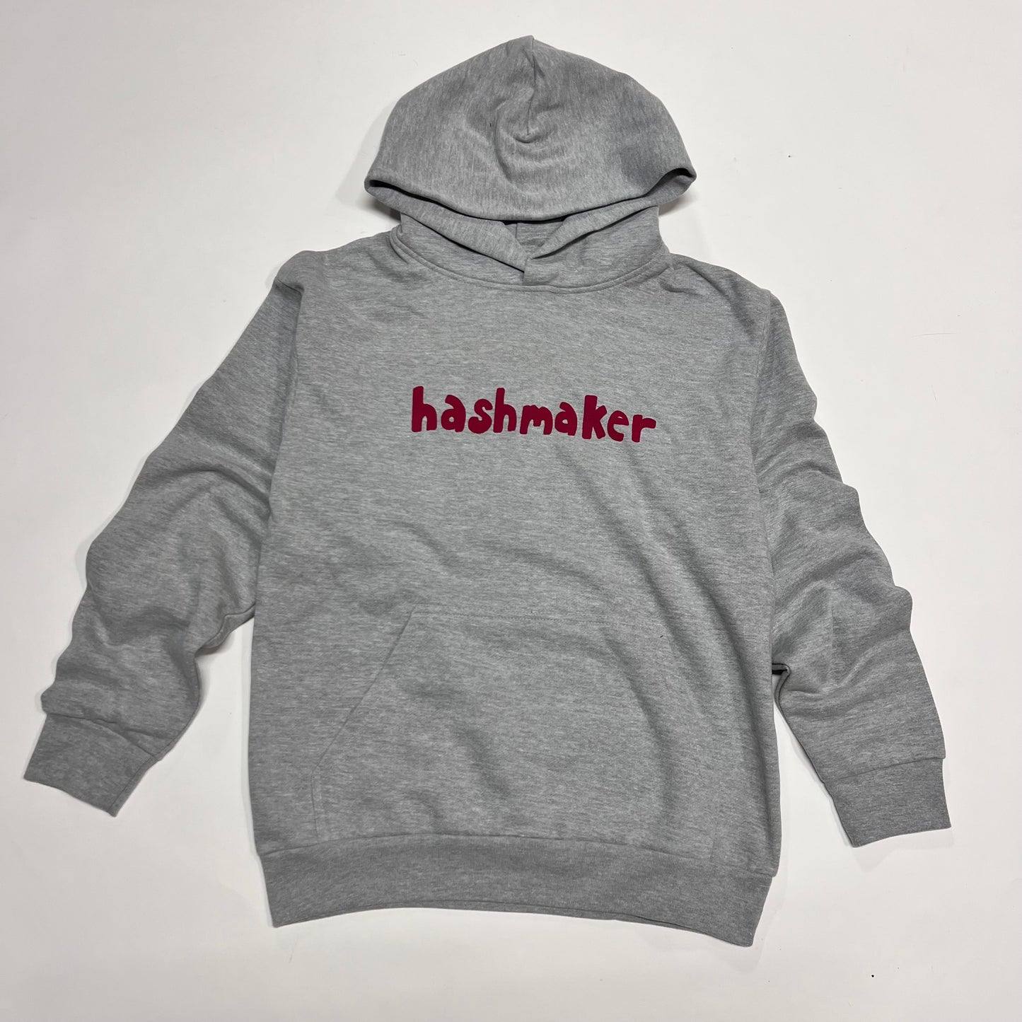 Career Path Hoodie in Heather Grey/Red
