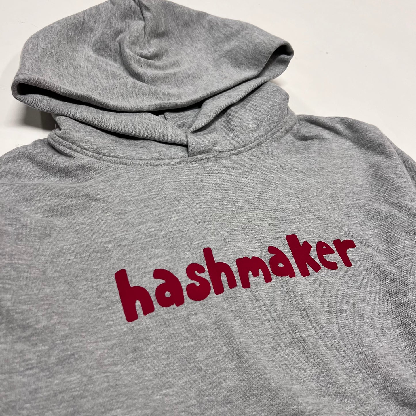 Career Path Hoodie in Heather Grey/Red