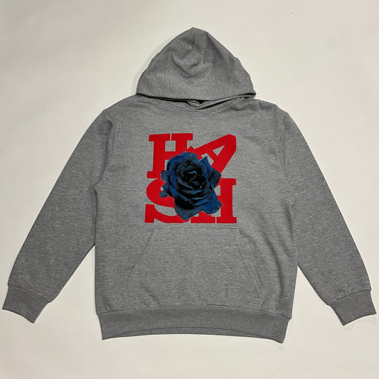 Blue Flower Love Sheesh Hoodie Scarlet/Blue/Heather Grey