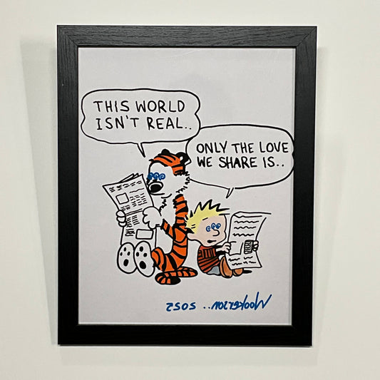 “Real World Headlines..” 11x14” Framed Original