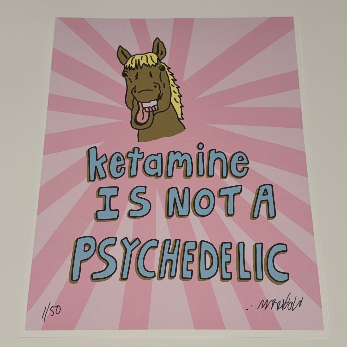 Horsin Around.. 11x14” Limited Print