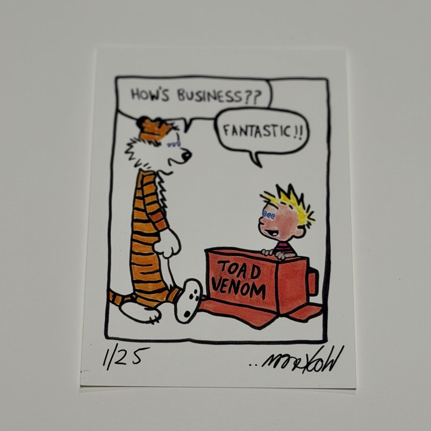No Business Like Toad Business 5x7” Limited Print