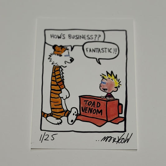 No Business Like Toad Business 5x7” Limited Print