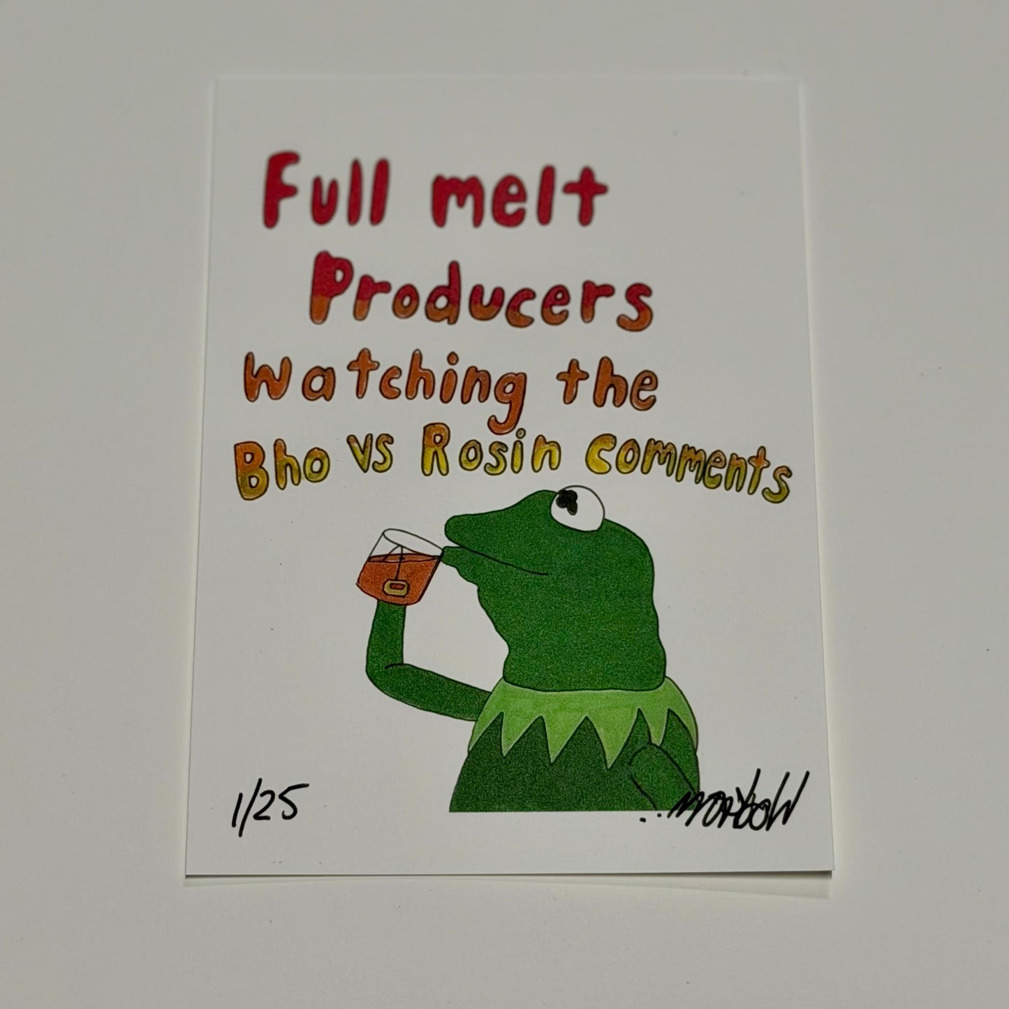 Comment Section 5x7” Limited Print