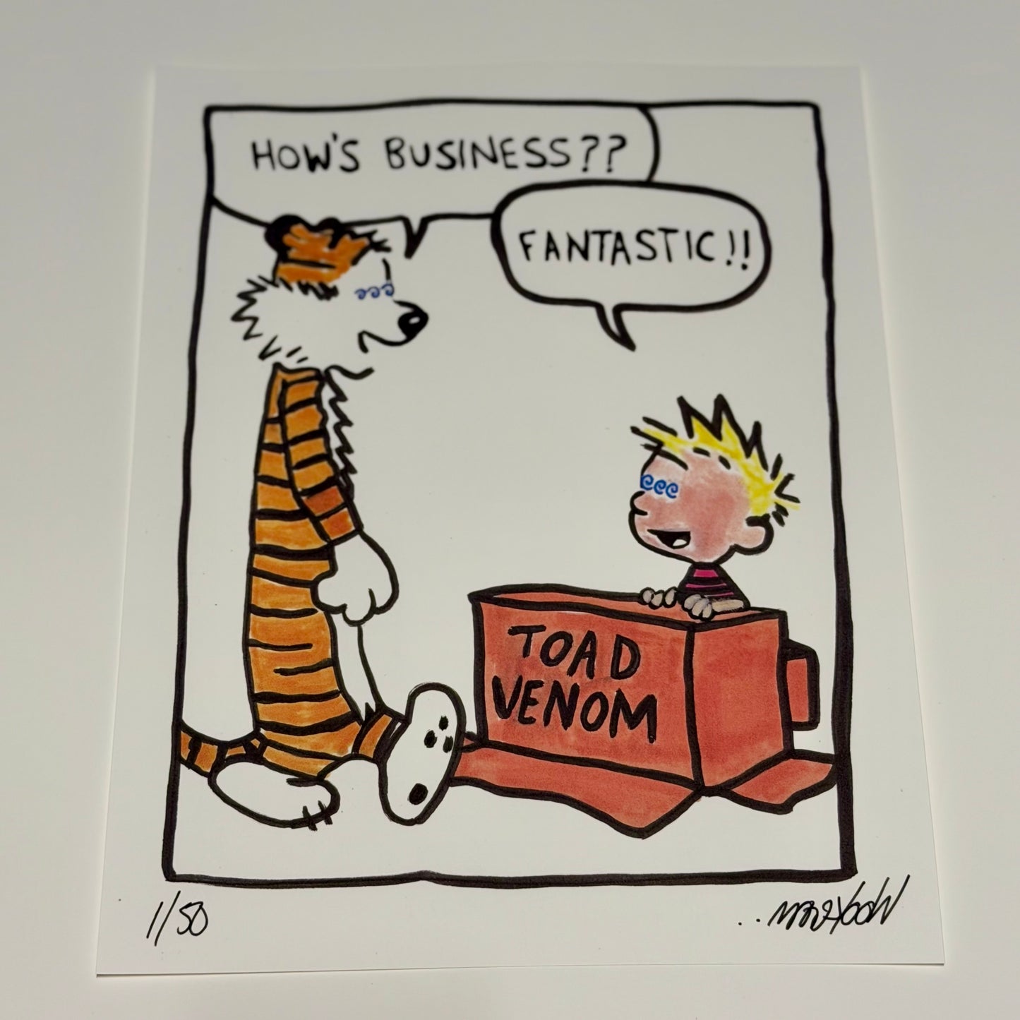 No Business Like Toad Business 11x14” Limited Print