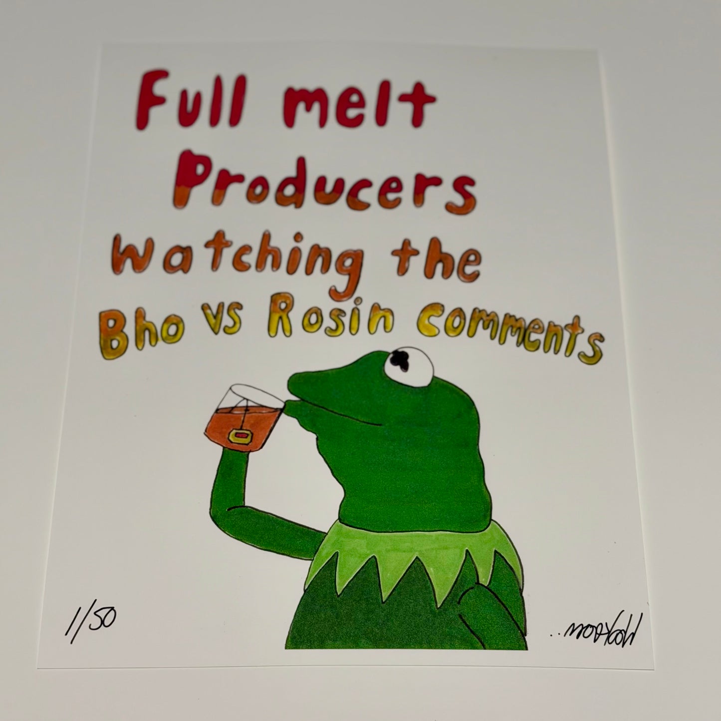 Comment Section 11x14” Limited Print