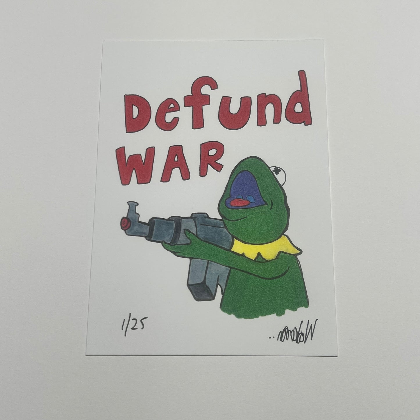 “Defund and Divest” 5x7” print