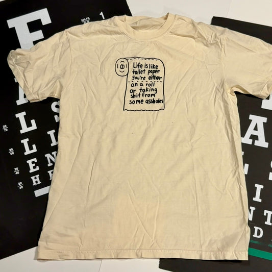 On A Roll Shirt in Black/Natural
