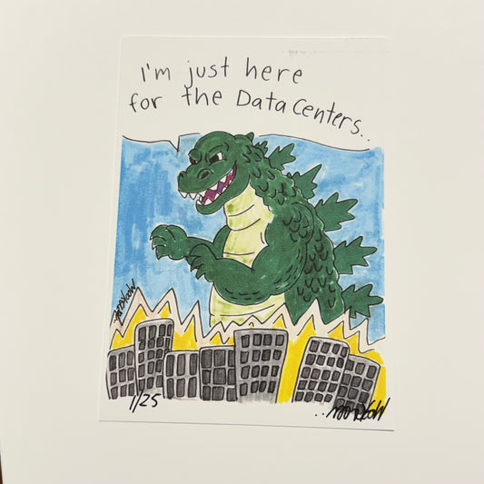 Unlimited Data 5x7” Limited Print
