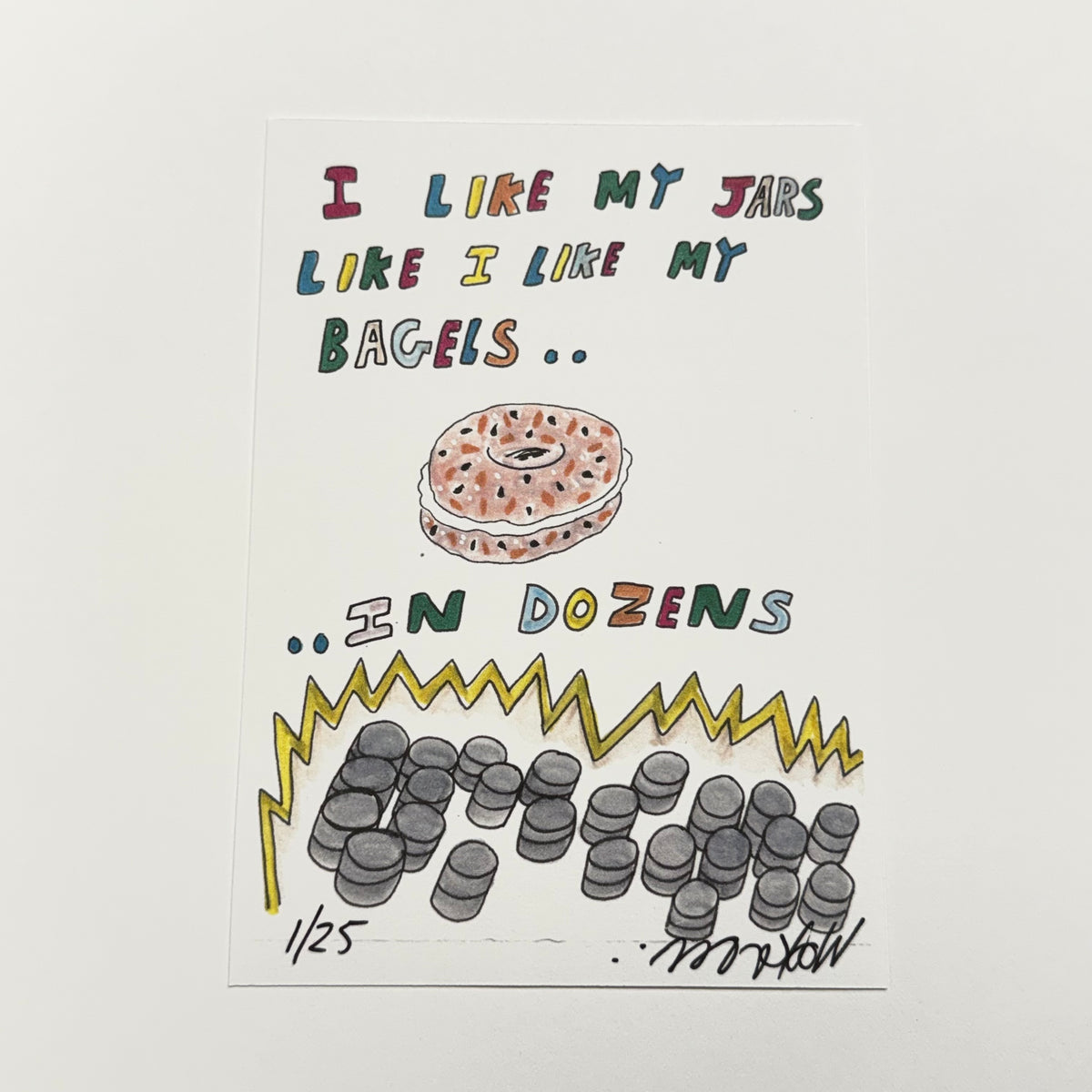 Dozens 5x7” Limited Print