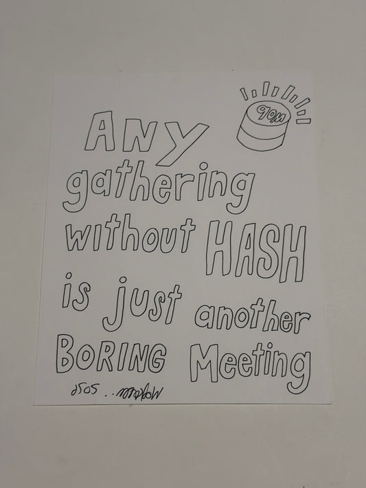 Boring 8x10” Original
