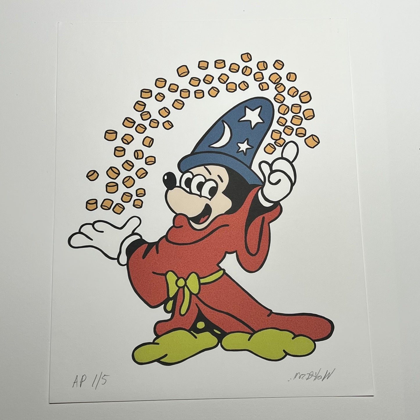 Mickey Juggling Barrels Artist Proof